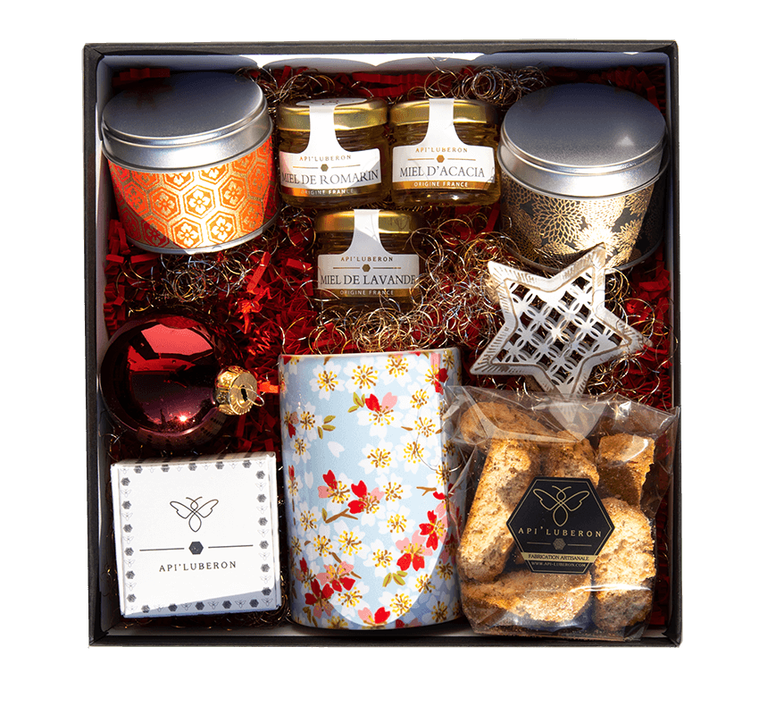 Coffret Tea Time  Api'Luberon, miel de France et produits de la ruche