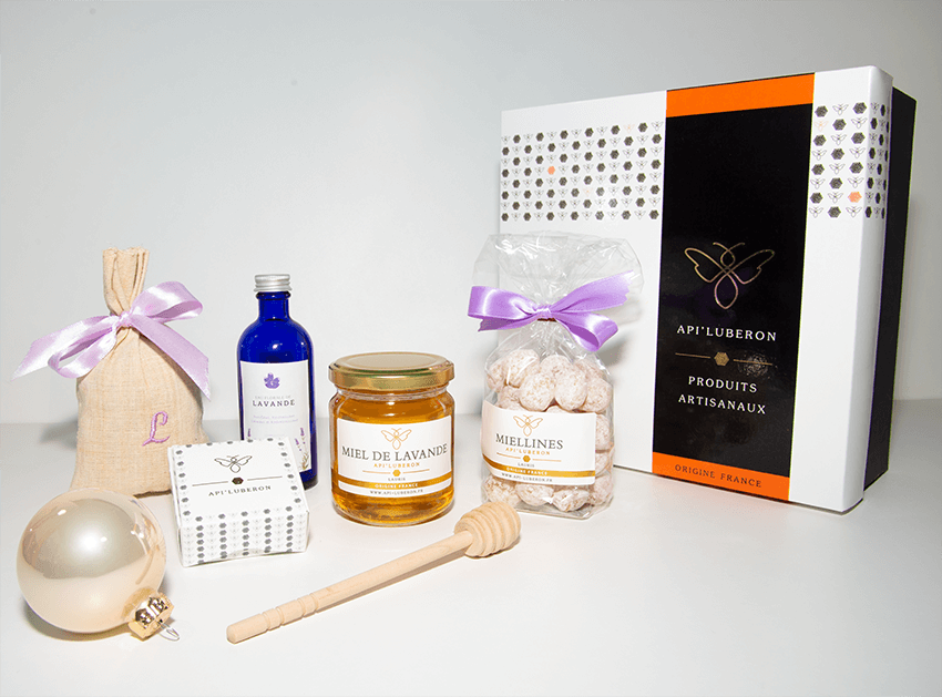 Coffret cadeau Noël parfumé au Miel